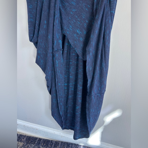MATILDA JANE Deep Water Navy Scoop Neck Maxi Dress Cottage Modest Comfort Size L - Picture 12 of 15